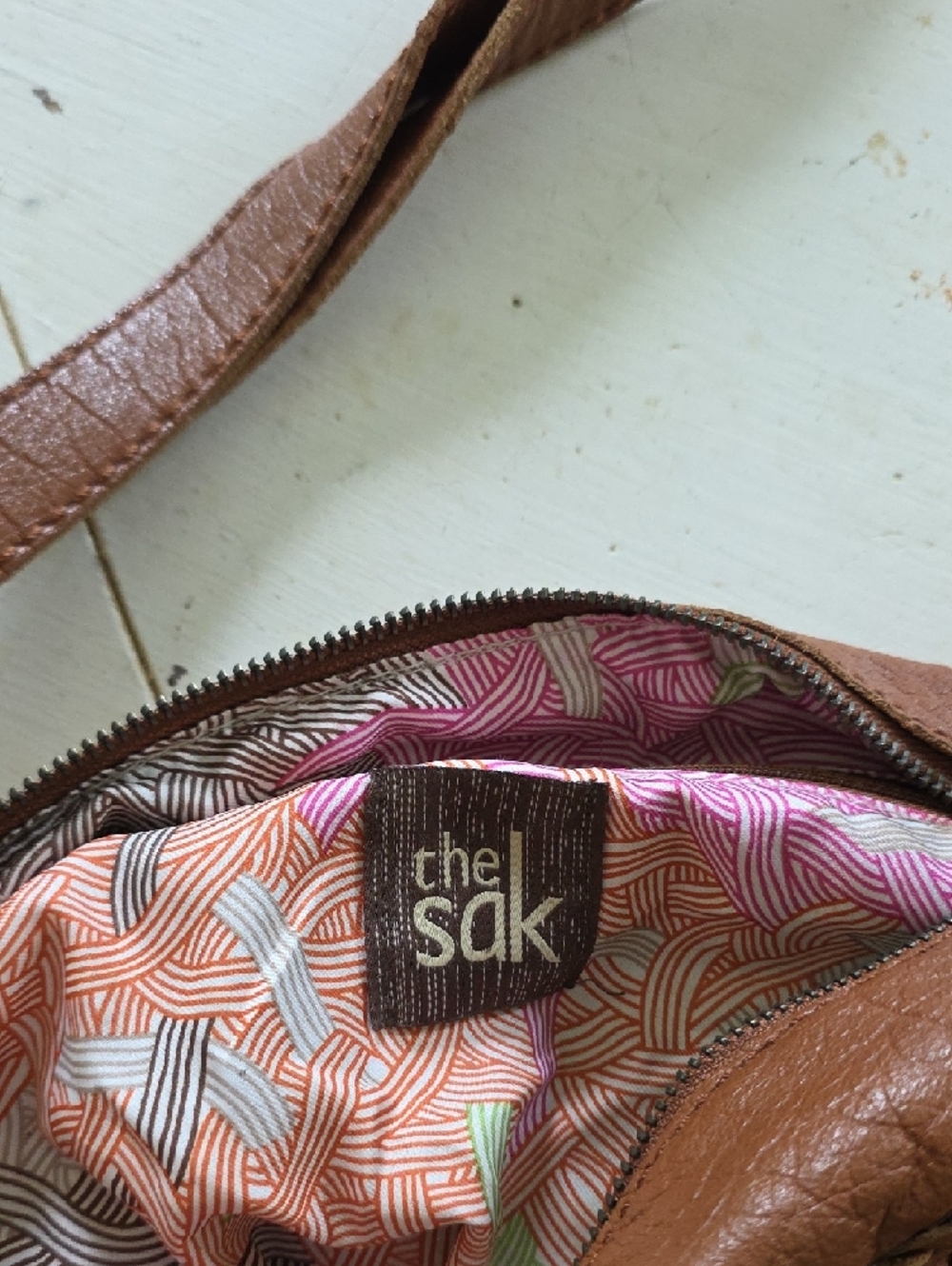 The Sak Brown Fringe Shoulder Bag - Picture 2 of 5